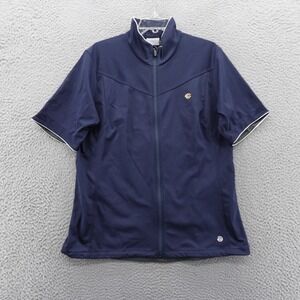 NWT Galvin Green Short Sleeve Golf Gore Windstopper Jacket XL‎ Navy Blue Womens